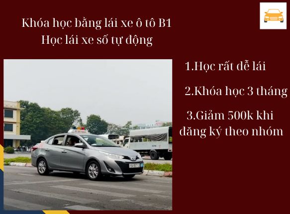 Học bằng ô tô B1 Bắc Ninh