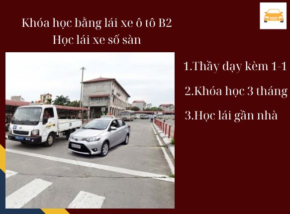 Học bằng ô tô B2 Bắc Ninh